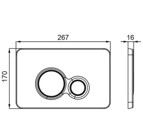 Инсталляция для унитаза BETTOSERB SAVA SLIM SUPERIOR SES40006465 с клавишей смыва DUO хром/хром матовый Инсталляция для унитаза BETTOSERB SAVA SLIM SUPERIOR SES40006465 с клавишей смыва DUO хром/хром матовый
