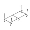 Каркас для ванны AM.PM X-Joy W94A-170U70W-R угловой универсальный 170x70 см