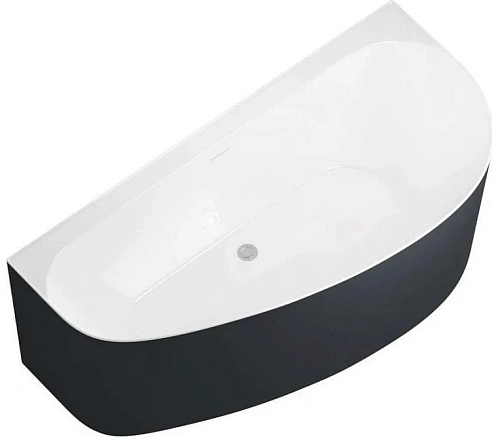 Акриловая ванна Allen Brau Priority 160x78 2.31005.20A/AM антрацит/белый глянцевый Акриловая ванна Allen Brau Priority 160x78 2.31005.20A/AM антрацит/белый глянцевый