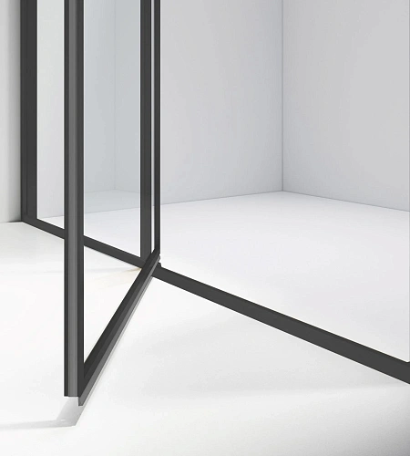 Душевая дверь Vincea Slim 8mm VDP-4SL120CLB, черный, стекло прозрачное Душевая дверь Vincea Slim 8mm VDP-4SL120CLB, черный, стекло прозрачное