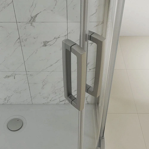 Душевой уголок STWORKI Хельсинки 90x90 см профиль хром матовый 408990 Душевой уголок STWORKI Хельсинки 90x90 см профиль хром матовый 408990