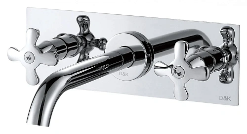 Смеситель для ванны D&K Lorsch Hessen DA1414401, скрытого монтажа Смеситель для ванны D&K Lorsch Hessen DA1414401, скрытого монтажа