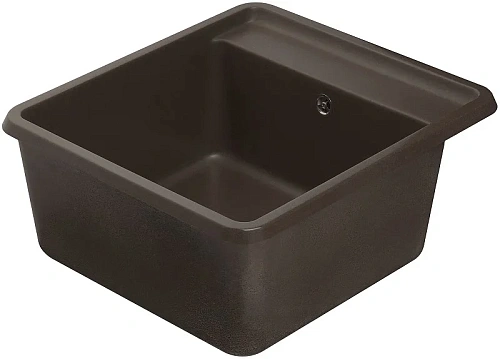 Кухонная мойка Aquaton Беллис 57 1A724932BS280 из литого мрамора, кофе Кухонная мойка Aquaton Беллис 57 1A724932BS280 из литого мрамора, кофе