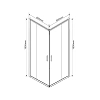 Душевой уголок Vincea Garda VSS-1G8090CLBN 900x800, брашированный никель, стекло прозрачное Душевой уголок Vincea Garda VSS-1G8090CLBN 900x800, брашированный никель, стекло прозрачное