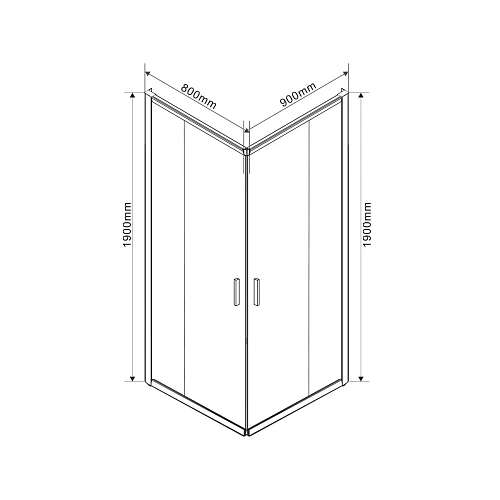 Душевой уголок Vincea Garda VSS-1G8090CLBN 900x800, брашированный никель, стекло прозрачное Душевой уголок Vincea Garda VSS-1G8090CLBN 900x800, брашированный никель, стекло прозрачное