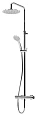 Душевая система CEZARES LEAF-CDA-30-01 телескопическая, с верхним и ручным душем, диаметр 300 мм металл, хром Душевая система CEZARES LEAF-CDA-30-01 телескопическая, с верхним и ручным душем, диаметр 300 мм металл, хром