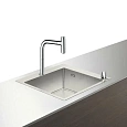 Кухонная мойка hansgrohe C71-F450-06, хром 43201000 со смесителем Кухонная мойка hansgrohe C71-F450-06, хром 43201000 со смесителем