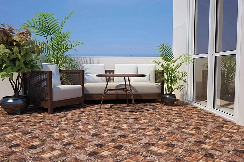 Керамогранит Cersanit Vilio коричневый рельеф 29,8x29,8 16427 Керамогранит Cersanit Vilio коричневый рельеф 29,8x29,8 16427