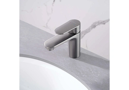 Смеситель для раковины Aquatek НИКА AQ1810BGM оружейная сталь Смеситель для раковины Aquatek НИКА AQ1810BGM оружейная сталь