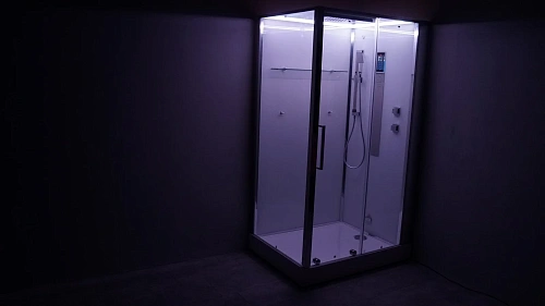 Душевая кабина Timo Premium HELKA (90x120x220) H-515L-T-CH/C стульчик прозрачный Душевая кабина Timo Premium HELKA (90x120x220) H-515L-T-CH/C стульчик прозрачный