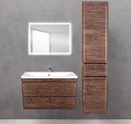 Тумба под раковину Style Line Атлантика 100, Люкс старое дерево, PLUS ЛС-00000663 Тумба под раковину Style Line Атлантика 100, Люкс старое дерево, PLUS ЛС-00000663