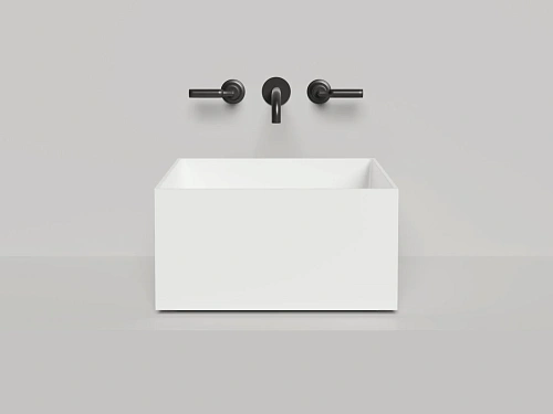 Раковина Salini ARMONIA SQUARE 02 покраска по RAL полностью 130522MF 450x450 накладная S-Stone Раковина Salini ARMONIA SQUARE 02 покраска по RAL полностью 130522MF 450x450 накладная S-Stone