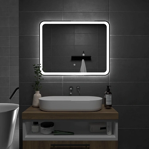 Зеркало Onika Магна 80 см 208096 с LED подсветкой Зеркало Onika Магна 80 см 208096 с LED подсветкой