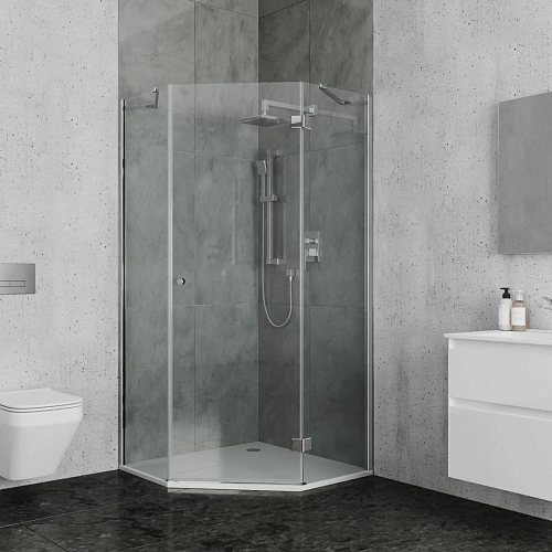 Душевой уголок Ambassador Diamond 12011111R (900x900x2000) Душевой уголок Ambassador Diamond 12011111R (900x900x2000)