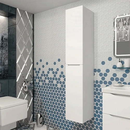 Шкаф-пенал Opadiris Элеганс 30, белый матовый, левый Z0000014967 Шкаф-пенал Opadiris Элеганс 30, белый матовый, левый Z0000014967