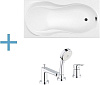 Картинка анонса товара «акриловая ванна aquanet grenada 180x90 (каркас + смеситель grohe bauedge 2511700a) 00203973 + 00140175 + 00240613»