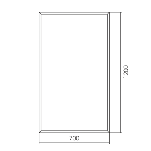 Зеркало Silver mirrors Эдисон 700х1200 бесконтактный сенсор LED-00002730 Зеркало Silver mirrors Эдисон 700х1200 бесконтактный сенсор LED-00002730