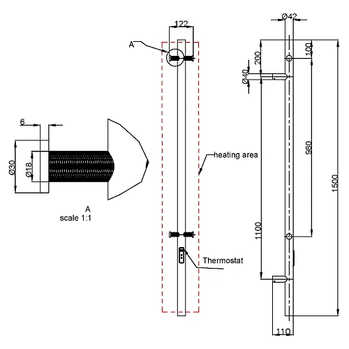 Полотенцесушитель электрический Boheme UNO SHINE GUN METAL 726-SGM Полотенцесушитель электрический Boheme UNO SHINE GUN METAL 726-SGM
