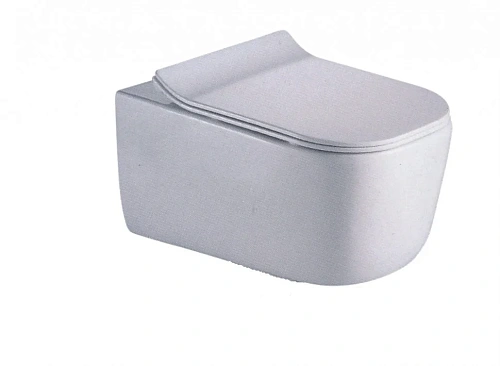 Унитаз подвесной CeramaLux B2341 с сиденьем Унитаз подвесной CeramaLux B2341 с сиденьем