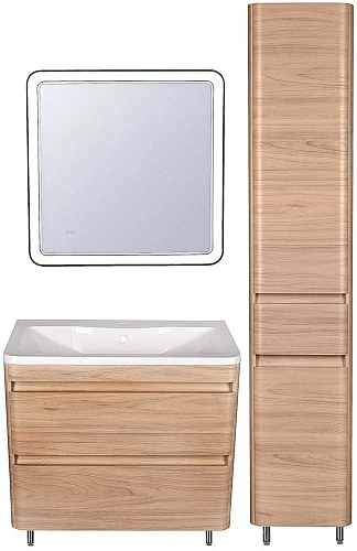 Тумба под раковину Style Line Атлантика 80, Люкс ясень перламутр, PLUS ЛС-00000688 Тумба под раковину Style Line Атлантика 80, Люкс ясень перламутр, PLUS ЛС-00000688