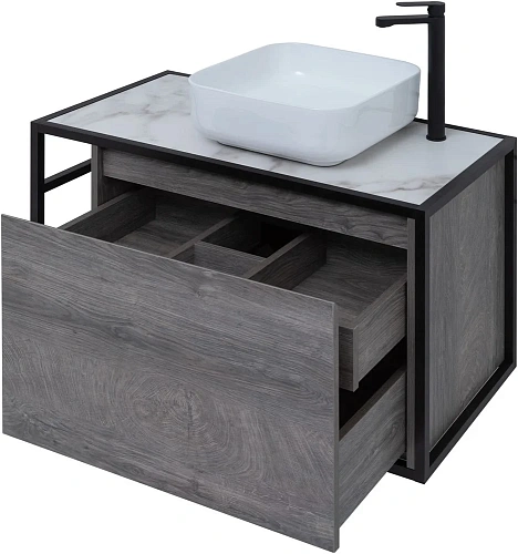 Тумба под раковину Aquanet Nova Lite Loft 90 R дуб рошелье 00261655 Тумба под раковину Aquanet Nova Lite Loft 90 R дуб рошелье 00261655