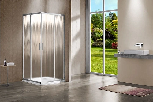 Душевой уголок Vincea Garda VSS-1G9011CH, 1100x900, хром, стекло шиншилла Душевой уголок Vincea Garda VSS-1G9011CH, 1100x900, хром, стекло шиншилла