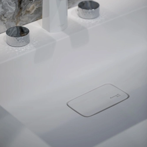 Тумба под раковину Armadi Art ROMBO 120 777-120-WG белый матовый/золото Тумба под раковину Armadi Art ROMBO 120 777-120-WG белый матовый/золото