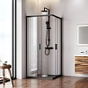 Душевой уголок AM.PM Gem W90G-403-9090BT 90x90 черный матовый, стекло прозрачное Душевой уголок AM.PM Gem W90G-403-9090BT 90x90 черный матовый, стекло прозрачное