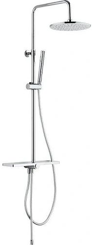 Душевая стойка Aquanet Pragmatic R AF430-70-R-C, с полочкой Душевая стойка Aquanet Pragmatic R AF430-70-R-C, с полочкой