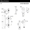 Гигиенический душ WHITECROSS Y SYSYBI3CR хром наружного монтажа Гигиенический душ WHITECROSS Y SYSYBI3CR хром наружного монтажа
