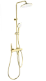 Душевая система Wonzon & Woghand с термостатом, брашированное золото (WW-B3094-BG) Душевая система Wonzon & Woghand с термостатом, брашированное золото (WW-B3094-BG)