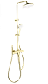 Душевая система Wonzon & Woghand с термостатом, брашированное золото (WW-B3094-BG) Душевая система Wonzon & Woghand с термостатом, брашированное золото (WW-B3094-BG)