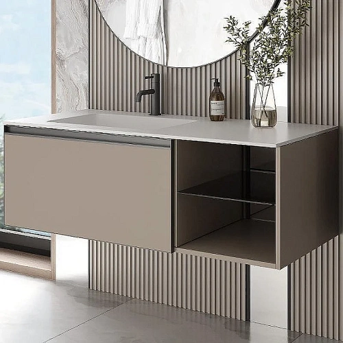 Тумба под раковину Armadi Art QUATRO 6 120см (80+40) DAPHNE профиль ANTHRACITE 790-M6-120-D-A Тумба под раковину Armadi Art QUATRO 6 120см (80+40) DAPHNE профиль ANTHRACITE 790-M6-120-D-A