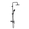 Душевая система Damixa Jupiter 977810300 с термостом, черный Душевая система Damixa Jupiter 977810300 с термостом, черный