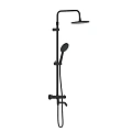 Душевая система Damixa Jupiter 977810300 с термостом, черный Душевая система Damixa Jupiter 977810300 с термостом, черный