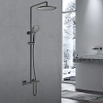 Душевая система Vincea Desire VSFS-1D0TGM термостатическая, вороненая сталь Душевая система Vincea Desire VSFS-1D0TGM термостатическая, вороненая сталь