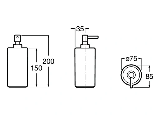 Дозатор жидкого мыла Roca Onda 3870ZD000 Дозатор жидкого мыла Roca Onda 3870ZD000