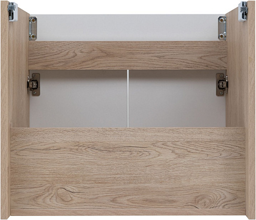 Тумба под раковину Aquanet Оптима 60 00344799 дуб светлый/белый сатин Тумба под раковину Aquanet Оптима 60 00344799 дуб светлый/белый сатин