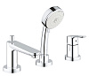 Картинка анонса товара «смеситель на борт ванны grohe bauedge хром (2511700a)»
