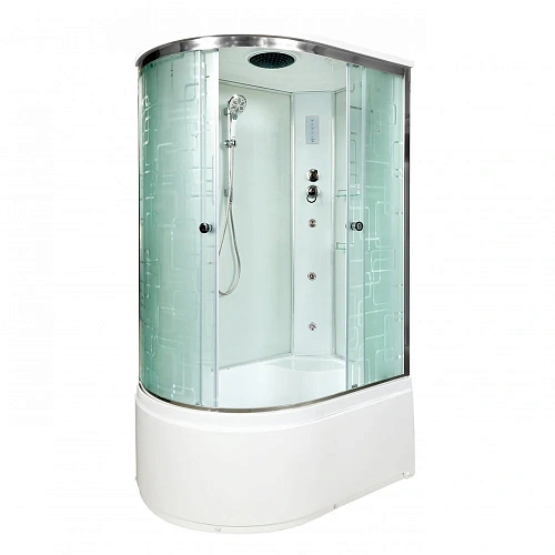Душевая кабина Dto EM4511R (EM4511RGM+EL) 110x80 см с гидромассажем и электрикой Душевая кабина Dto EM4511R (EM4511RGM+EL) 110x80 см с гидромассажем и электрикой