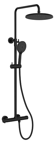 Душевая система Kaiser Serio с термостатом черный матовый 05577-2 Душевая система Kaiser Serio с термостатом черный матовый 05577-2