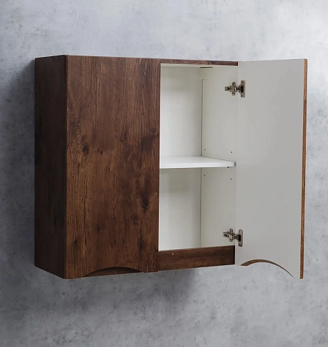 Шкаф-пенал BelBagno FLY-MARINO-700-2A-SC-RW-P подвесной 700x300 Rovere Moro Шкаф-пенал BelBagno FLY-MARINO-700-2A-SC-RW-P подвесной 700x300 Rovere Moro