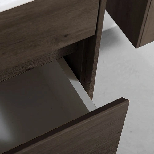 Тумба под раковину Vincea Chiara 600 подвесная, 1 выкатной ящик soft-close, R.Oak VMC-2C600RO Тумба под раковину Vincea Chiara 600 подвесная, 1 выкатной ящик soft-close, R.Oak VMC-2C600RO