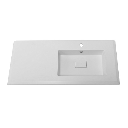 Раковина CEZARES 50214 Bianco opaco белый матовый 1040x460 искусственный камень solid surface Раковина CEZARES 50214 Bianco opaco белый матовый 1040x460 искусственный камень solid surface