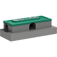 Скрытая часть для душевого слива Hansgrohe uBox universal, плоская установка 01000180 Скрытая часть для душевого слива Hansgrohe uBox universal, плоская установка 01000180