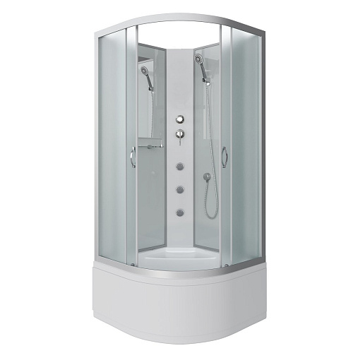 Душевая кабина Niagara Classic NG-2308-14BKG (900х900х2000) высокий поддон (40см) стекло матовое 23081424BKG Душевая кабина Niagara Classic NG-2308-14BKG (900х900х2000) высокий поддон (40см) стекло матовое 23081424BKG