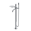 Картинка анонса товара «смеситель для ванны boheme stick напольный chrome linea 129-crcr.3»