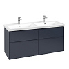 Картинка анонса товара «тумба под раковину villeroy &amp; boch subway 3.0 marine blue / marine blue c56802vq»