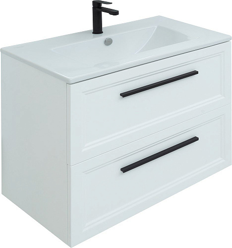 Тумба с раковиной STWORKI Эстерсунд 75 белая матовая 440912 Тумба с раковиной STWORKI Эстерсунд 75 белая матовая 440912