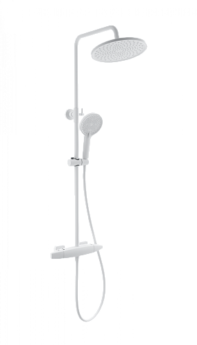 Душевая система Wonzon & Woghand с термостатом, белый матовый (WW-B3035-A1-MW) Душевая система Wonzon & Woghand с термостатом, белый матовый (WW-B3035-A1-MW)